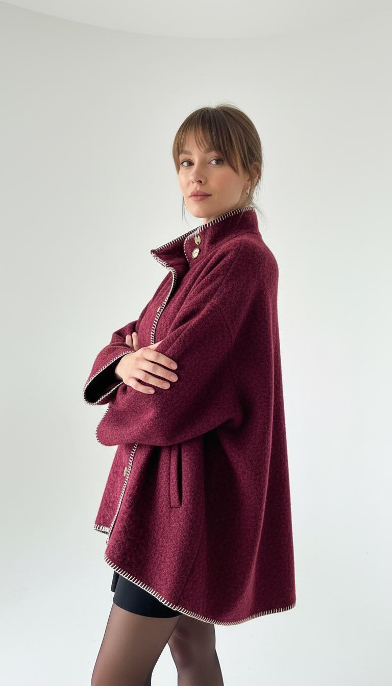 Mellow Burgundy Ceket