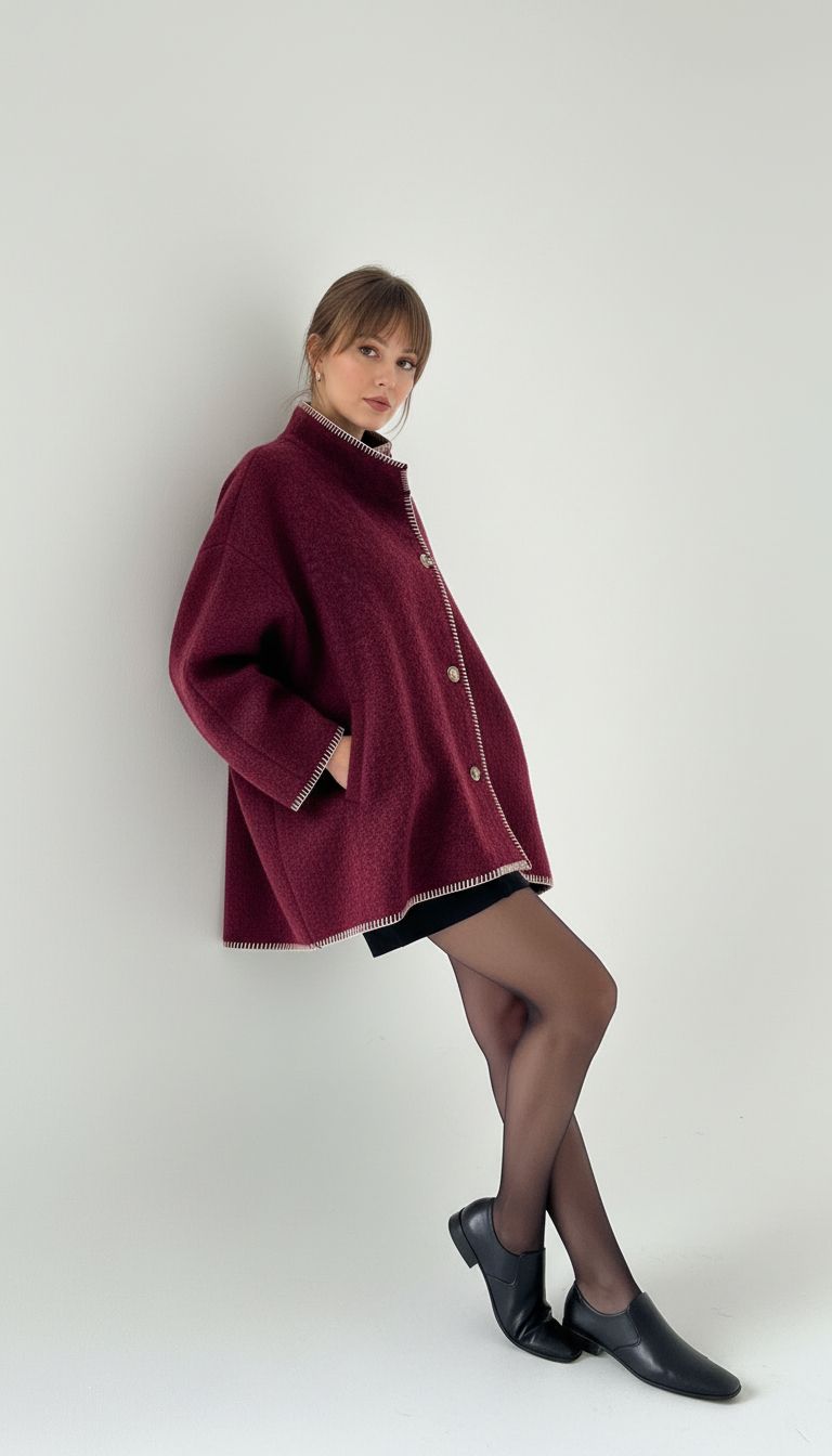 Mellow Burgundy Ceket